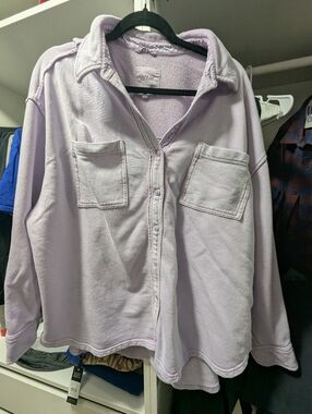 aerie Pale Lavender Knit Pullover